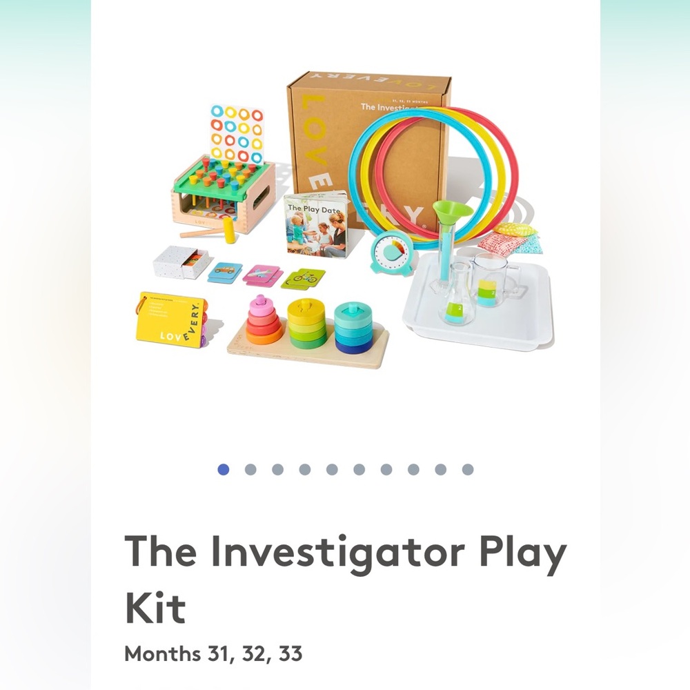 Lovevery Colorful Investigator Learning Set
